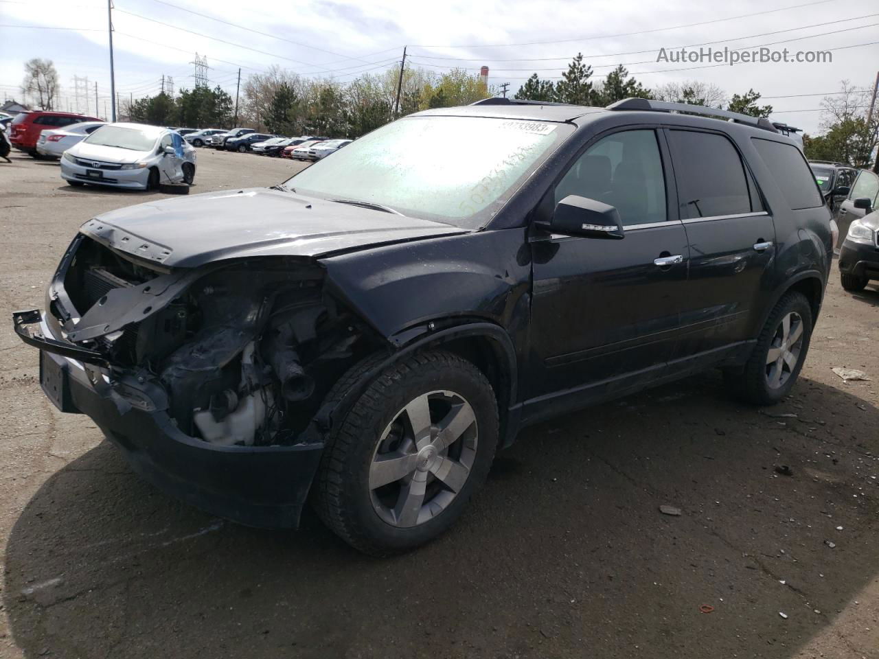 2012 Gmc Acadia Slt-1 Black vin: 1GKKVRED4CJ379825