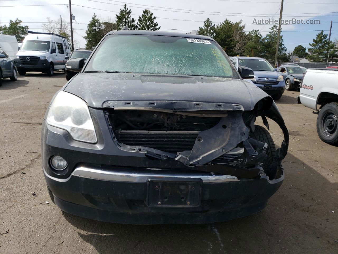 2012 Gmc Acadia Slt-1 Black vin: 1GKKVRED4CJ379825