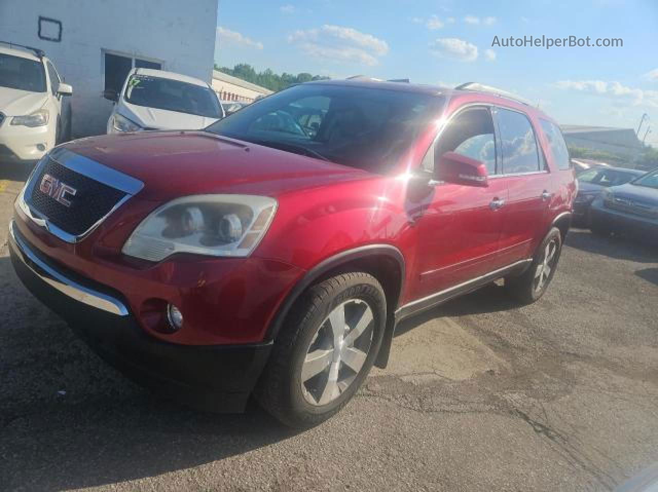 2012 Gmc Acadia Slt-1 Red vin: 1GKKVRED4CJ405209