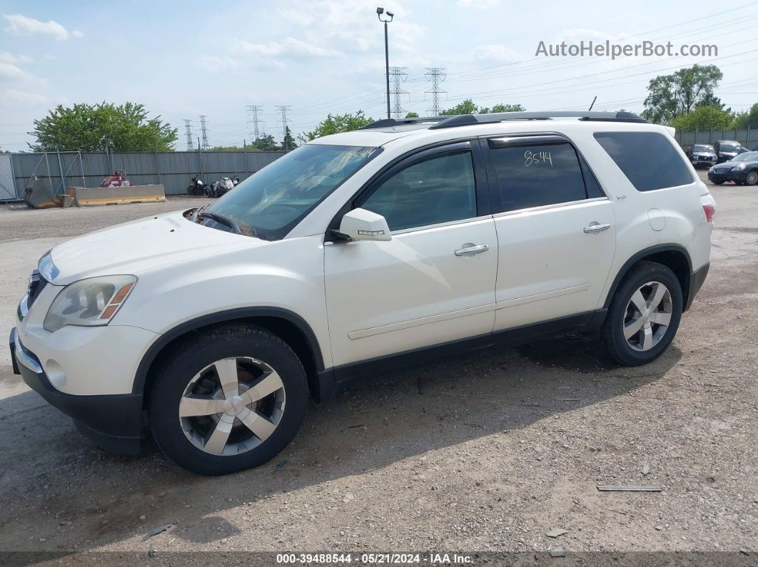 2012 Gmc Acadia Slt-1 Белый vin: 1GKKVRED5CJ202832