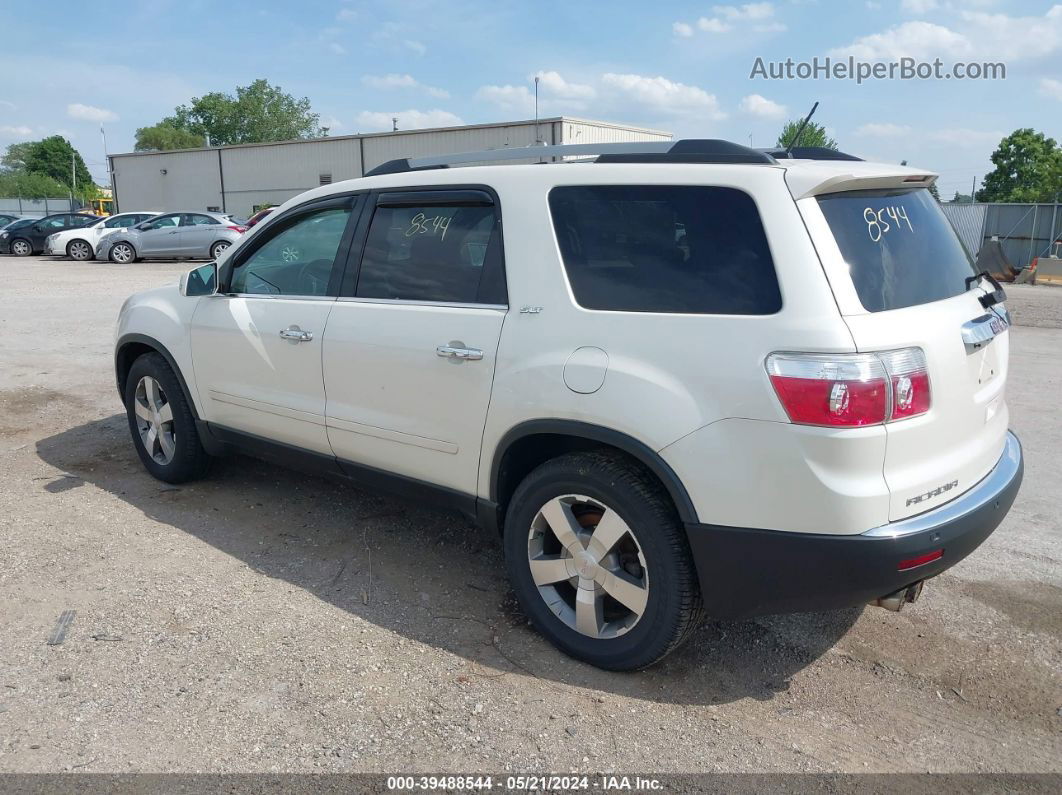 2012 Gmc Acadia Slt-1 Белый vin: 1GKKVRED5CJ202832