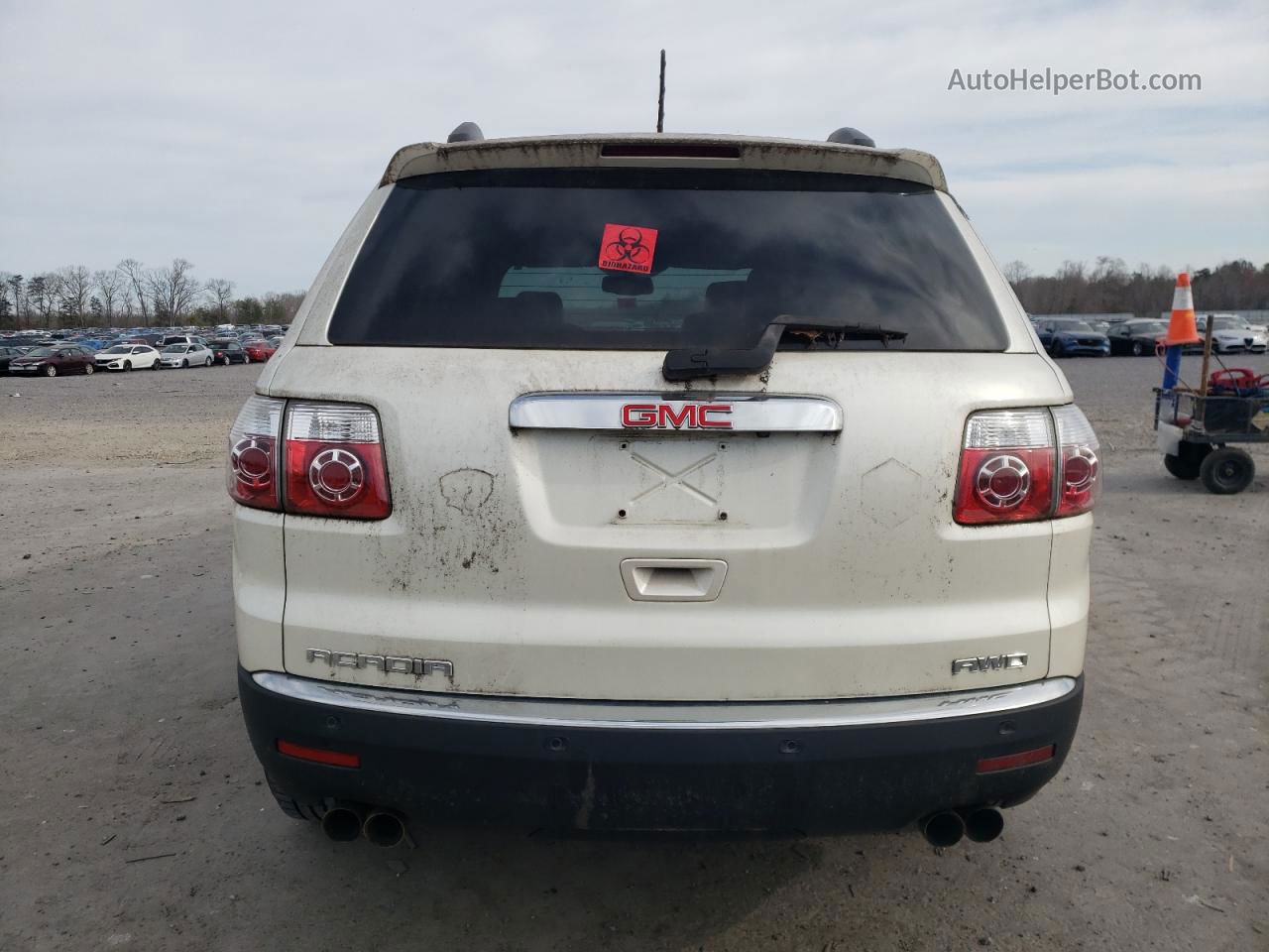 2012 Gmc Acadia Slt-1 Белый vin: 1GKKVRED5CJ248998