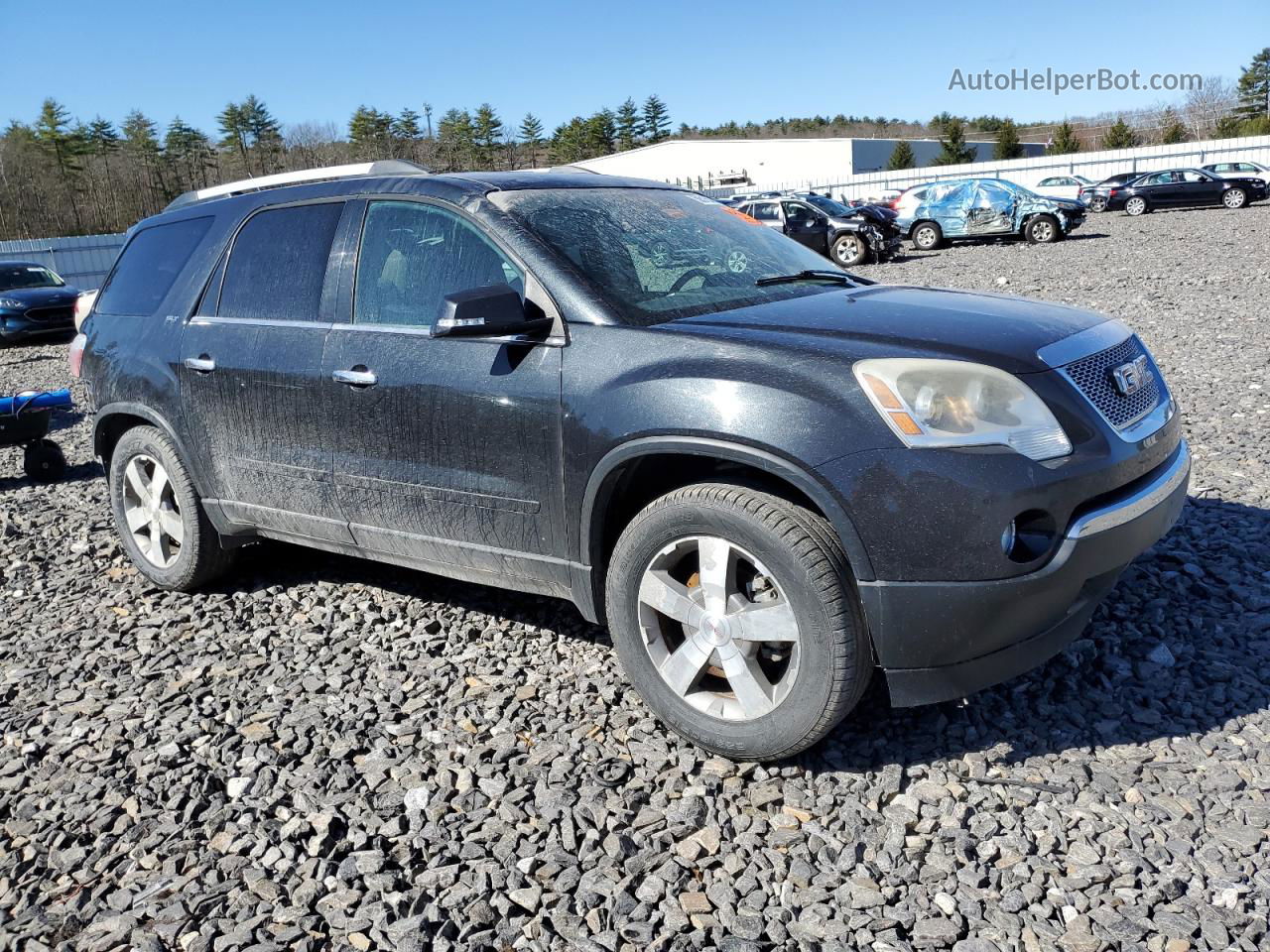 2012 Gmc Acadia Slt-1 Черный vin: 1GKKVRED6CJ107664