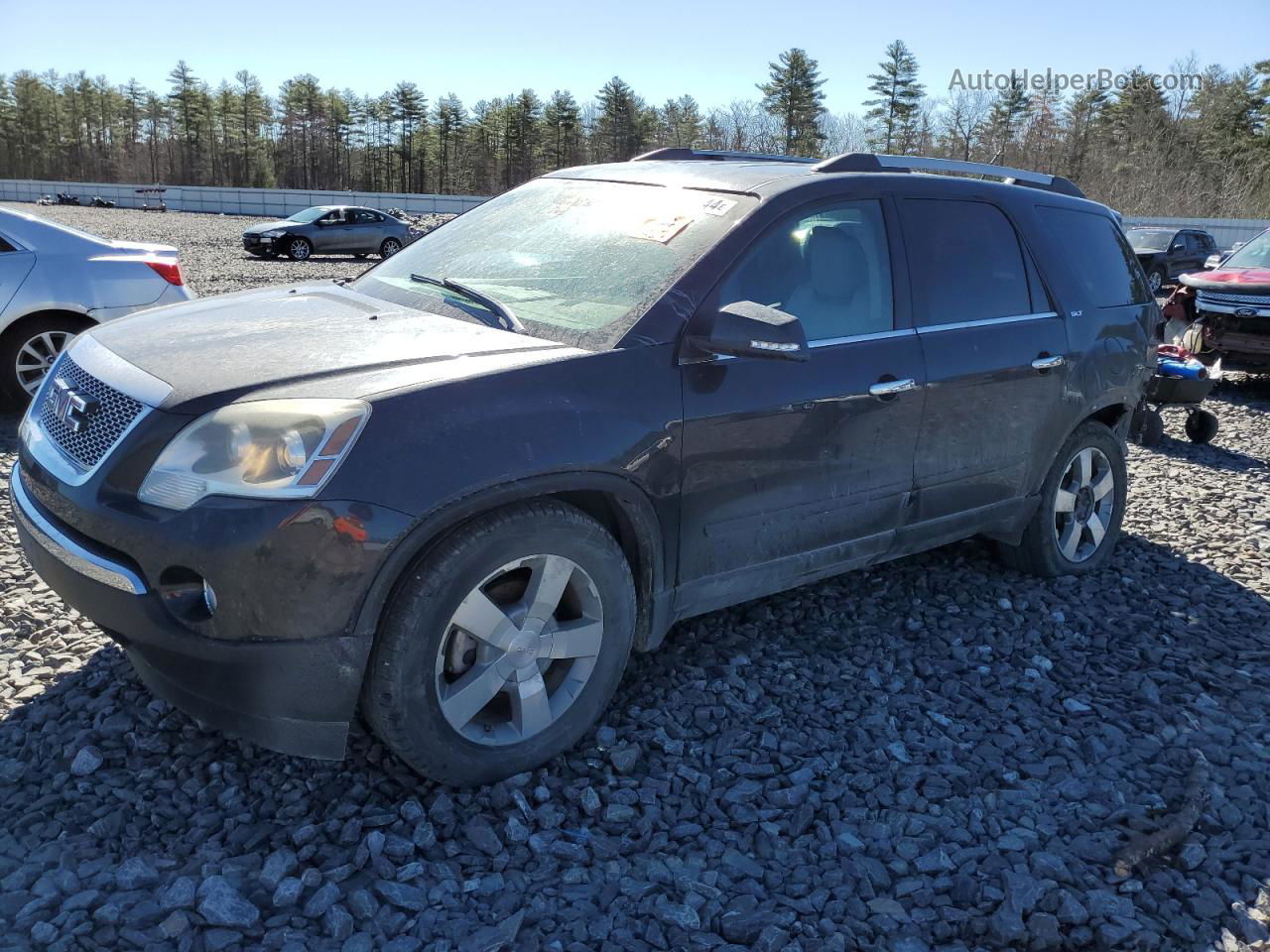 2012 Gmc Acadia Slt-1 Black vin: 1GKKVRED6CJ107664