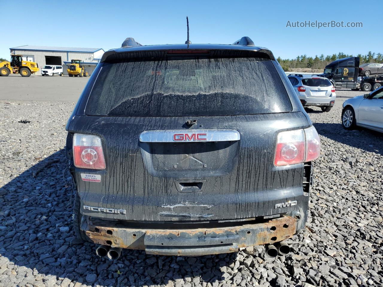 2012 Gmc Acadia Slt-1 Black vin: 1GKKVRED6CJ107664