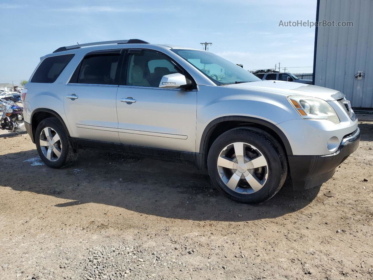 2012 Gmc Acadia Slt-1 Silver vin: 1GKKVRED6CJ182414