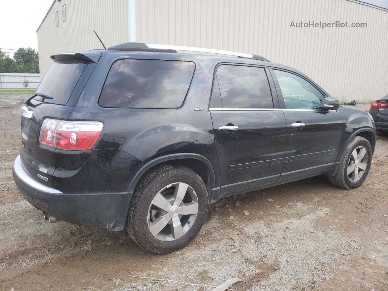 2012 Gmc Acadia Slt-1 Black vin: 1GKKVRED6CJ184177