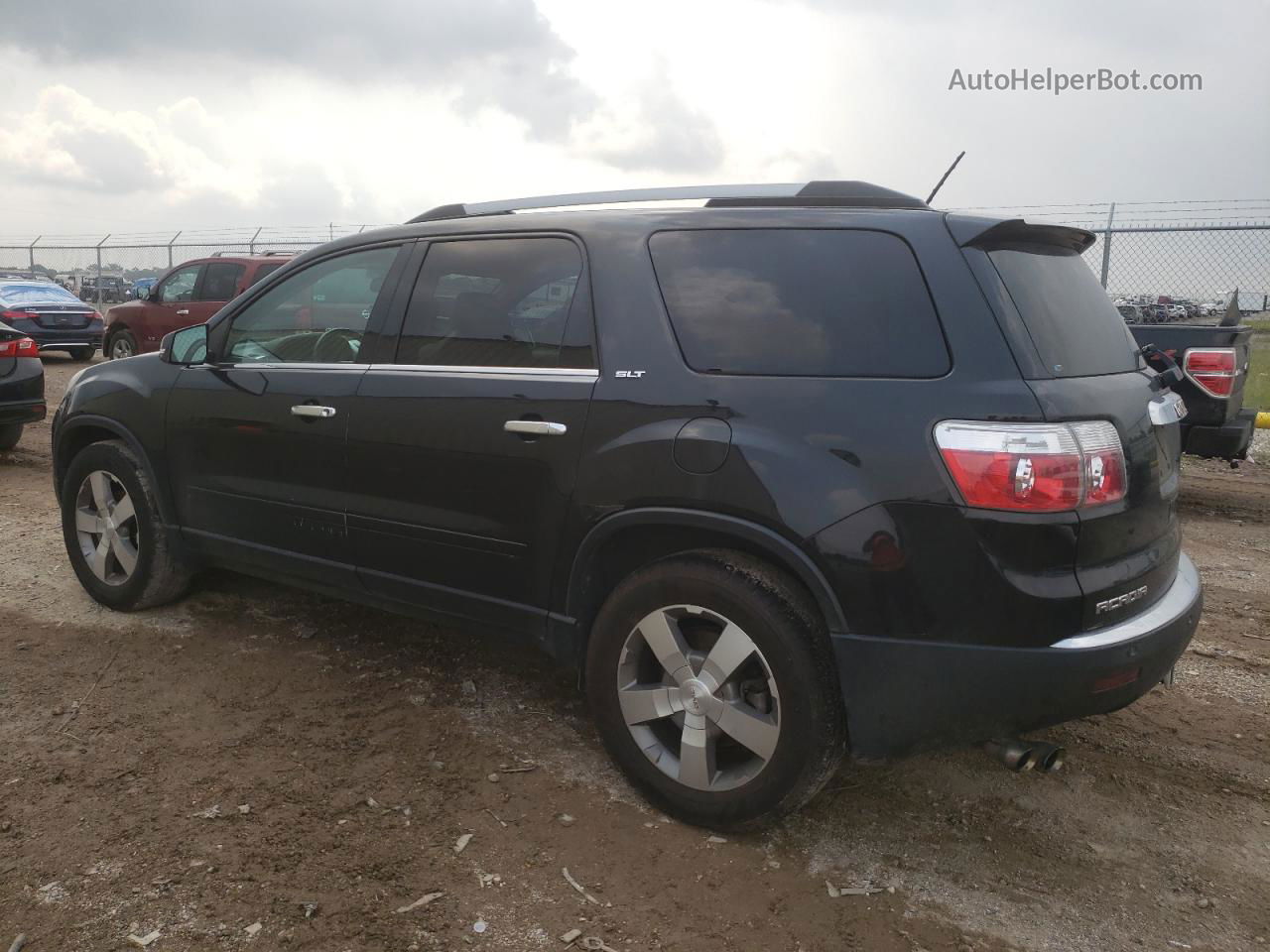 2012 Gmc Acadia Slt-1 Black vin: 1GKKVRED6CJ184177