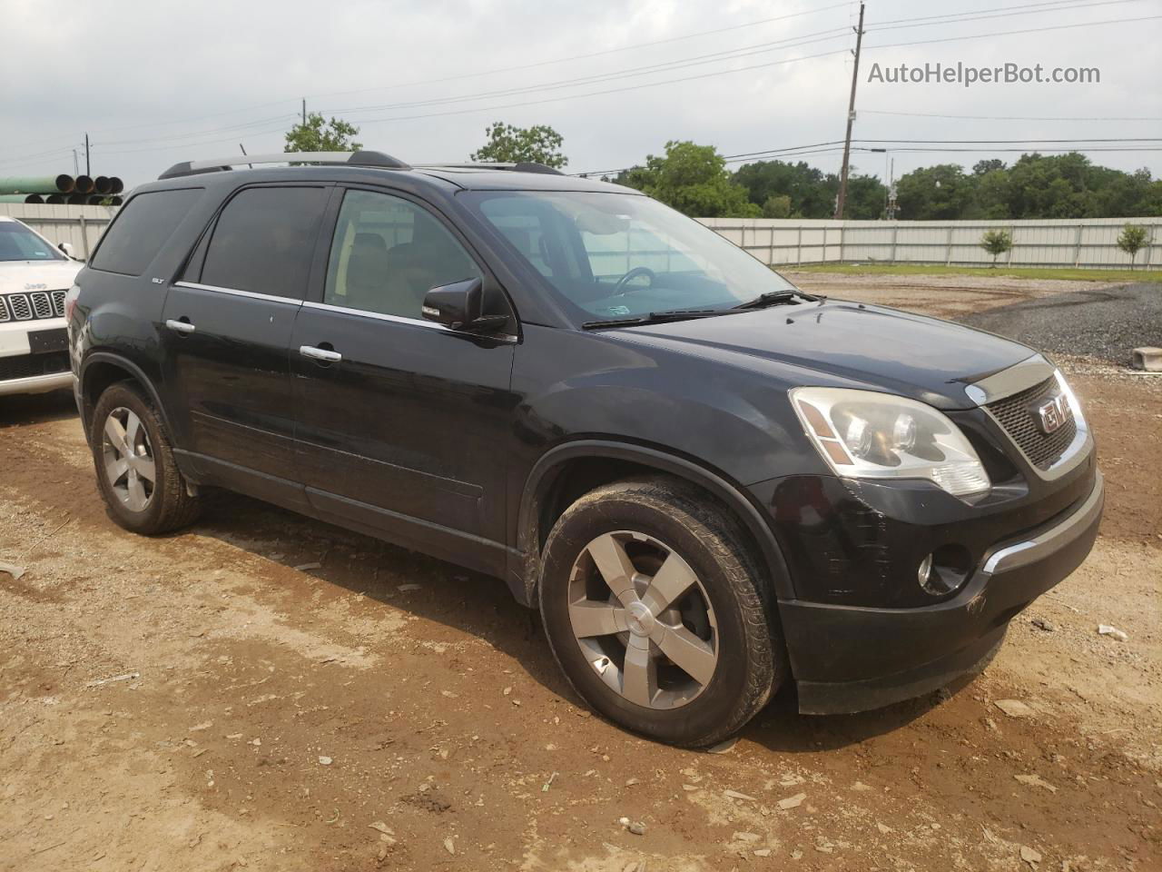 2012 Gmc Acadia Slt-1 Black vin: 1GKKVRED6CJ184177