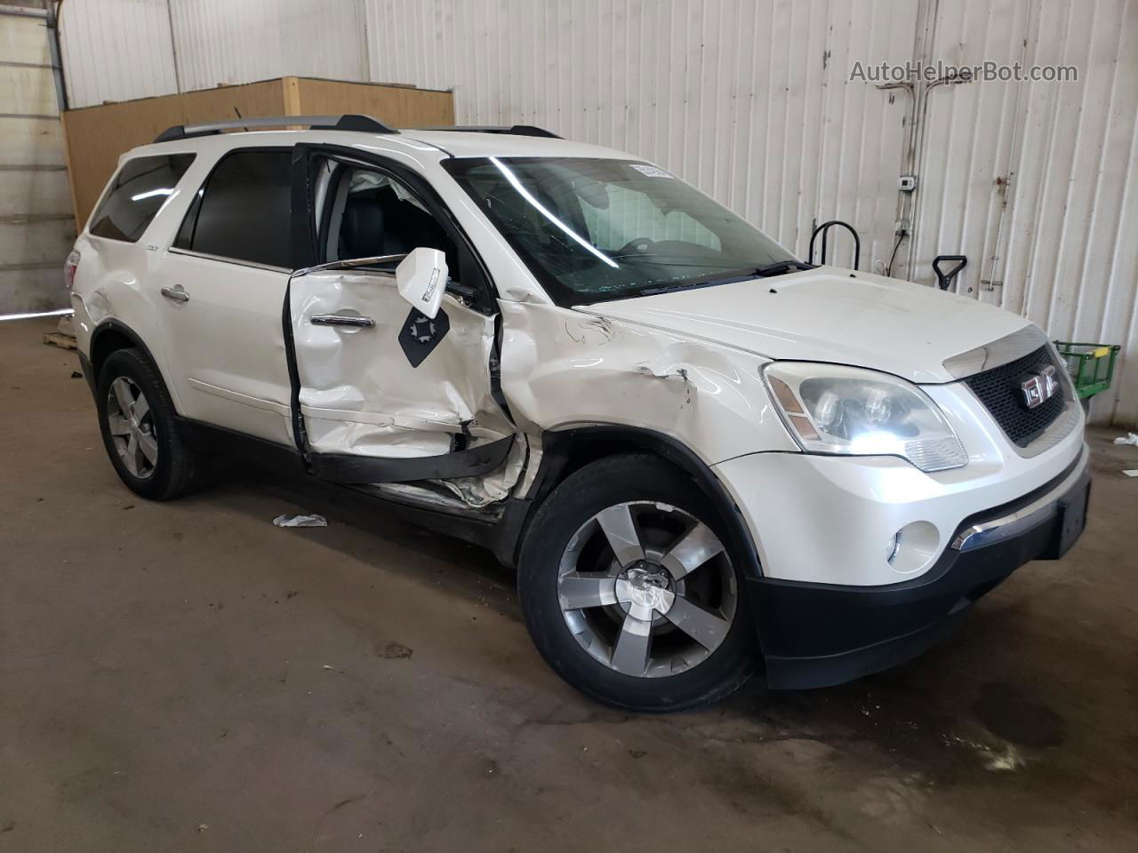 2012 Gmc Acadia Slt-1 White vin: 1GKKVRED6CJ252588