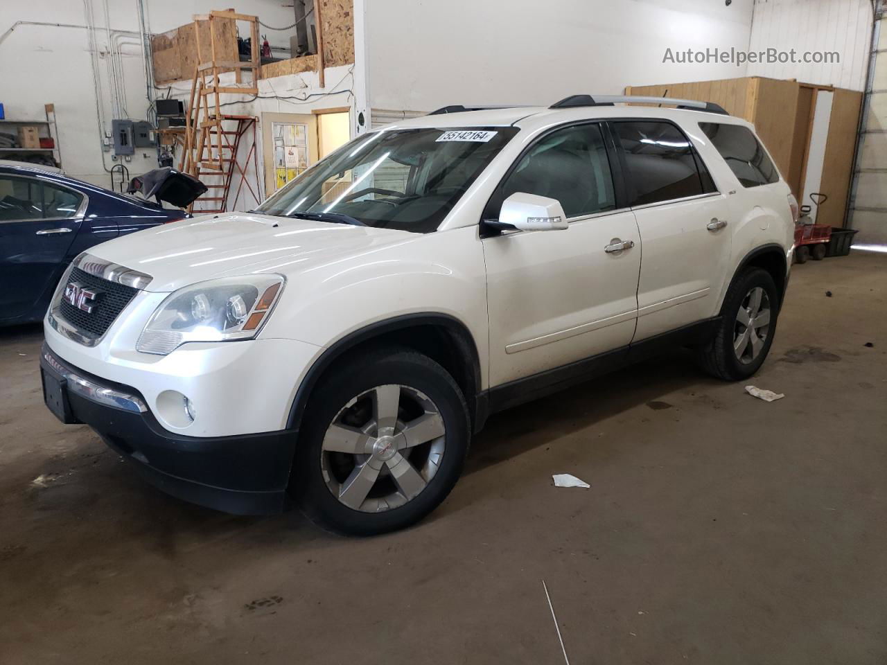 2012 Gmc Acadia Slt-1 White vin: 1GKKVRED6CJ252588