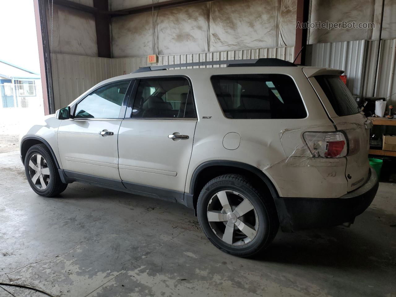 2012 Gmc Acadia Slt-1 White vin: 1GKKVRED6CJ332991