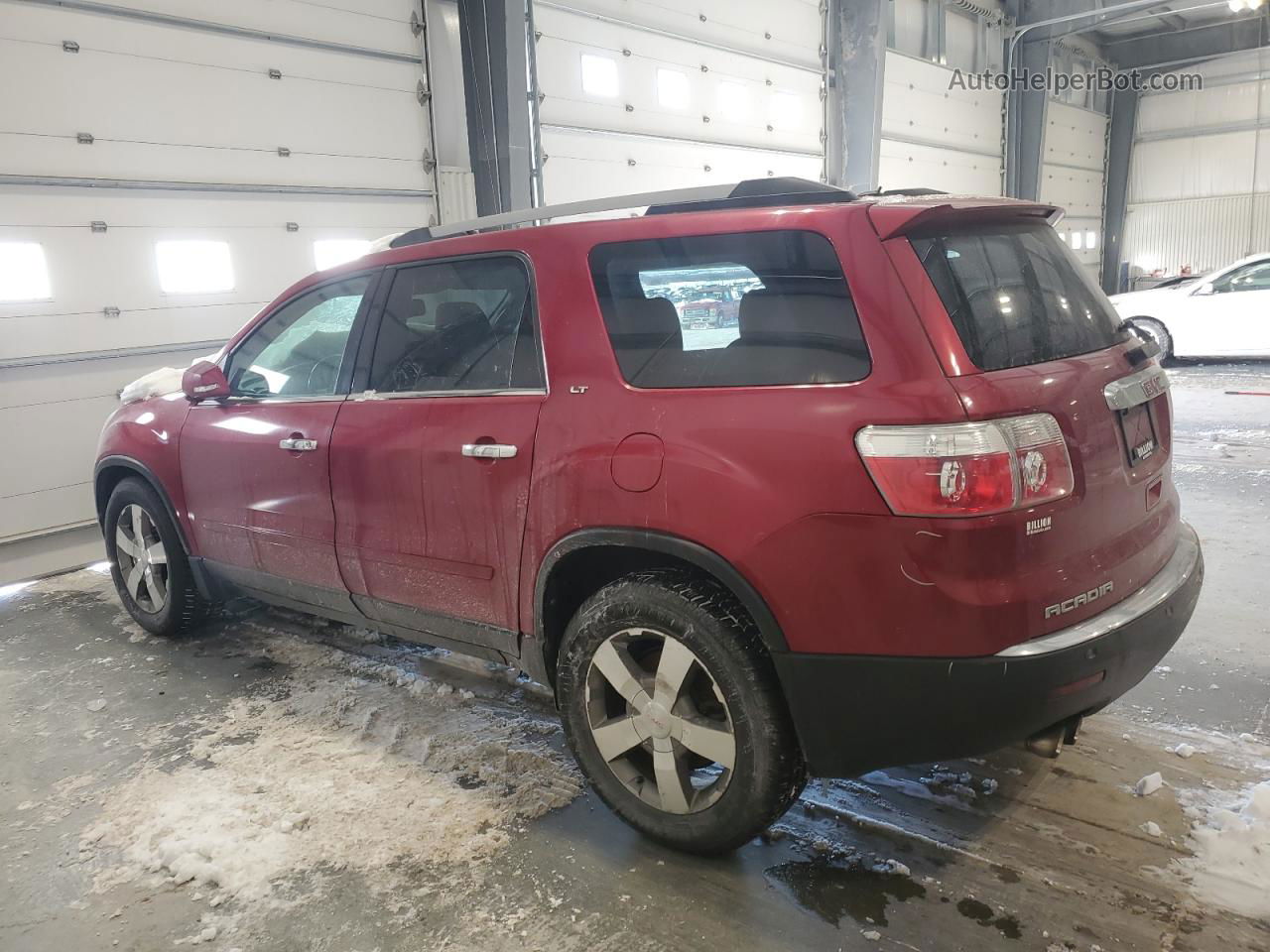 2012 Gmc Acadia Slt-1 Maroon vin: 1GKKVRED6CJ338953