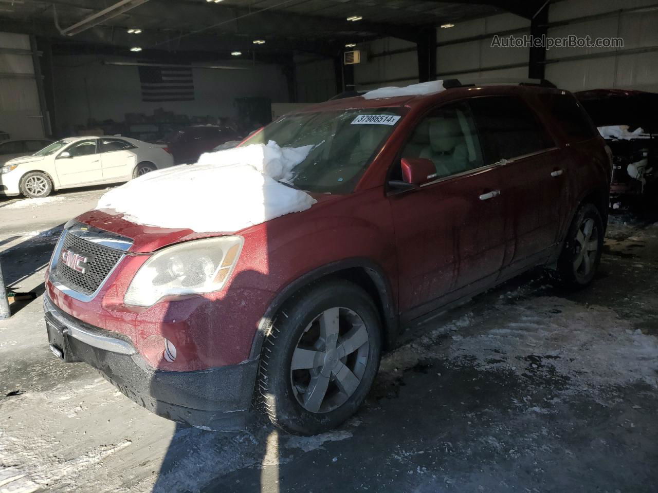 2012 Gmc Acadia Slt-1 Maroon vin: 1GKKVRED6CJ338953