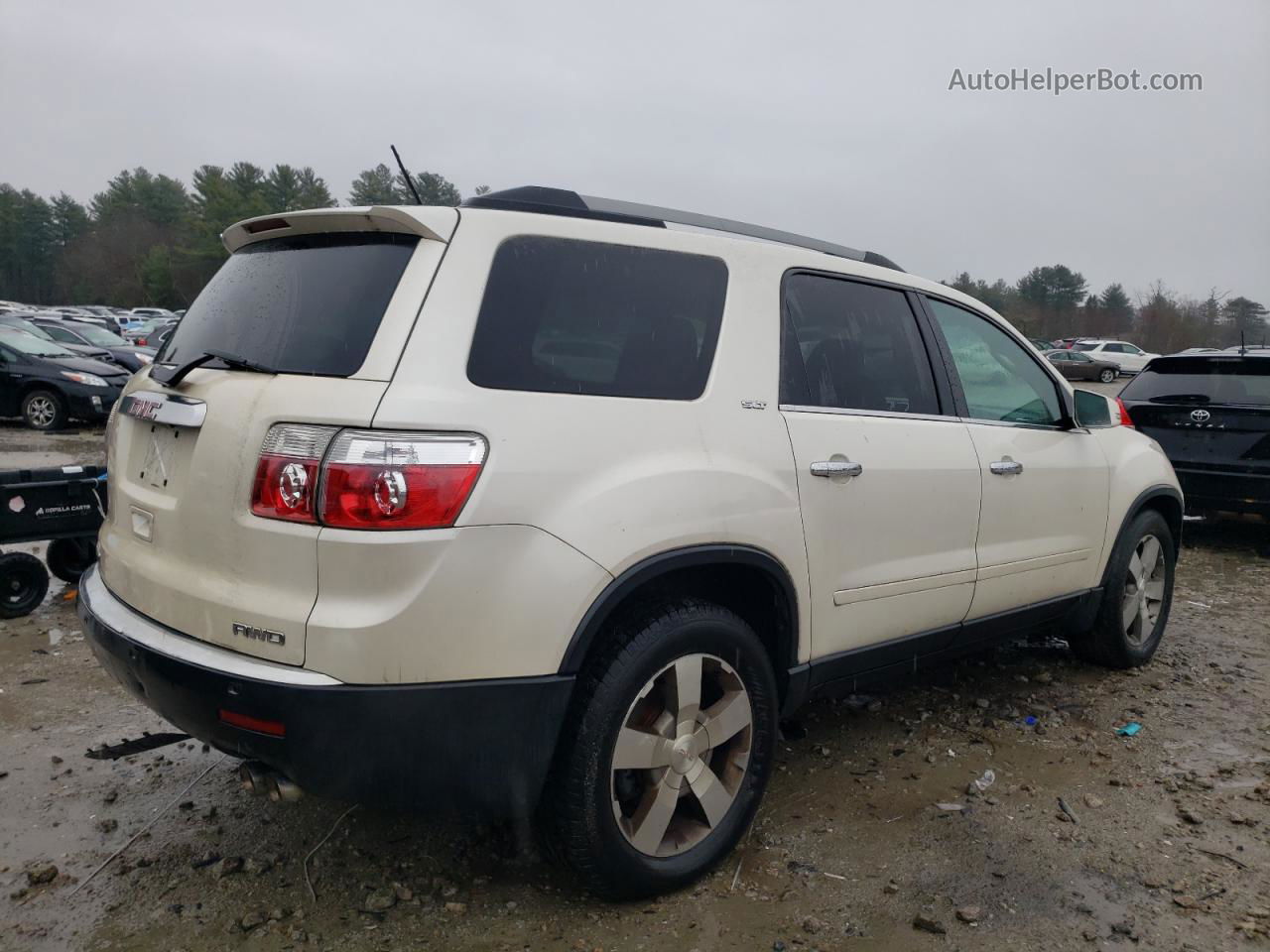 2012 Gmc Acadia Slt-1 Белый vin: 1GKKVRED6CJ352156