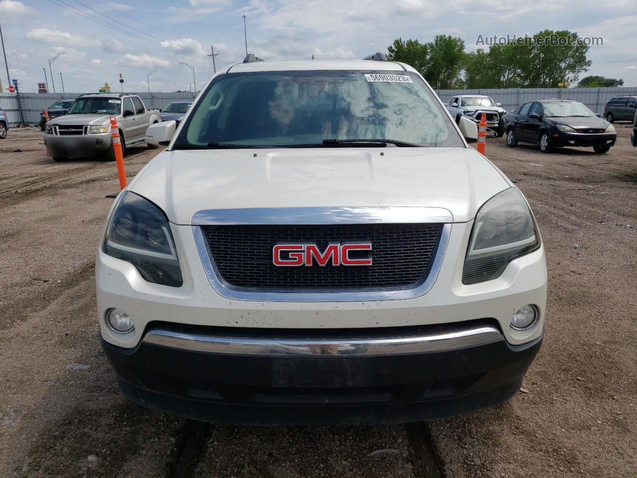 2012 Gmc Acadia Slt-1 Белый vin: 1GKKVRED6CJ358295