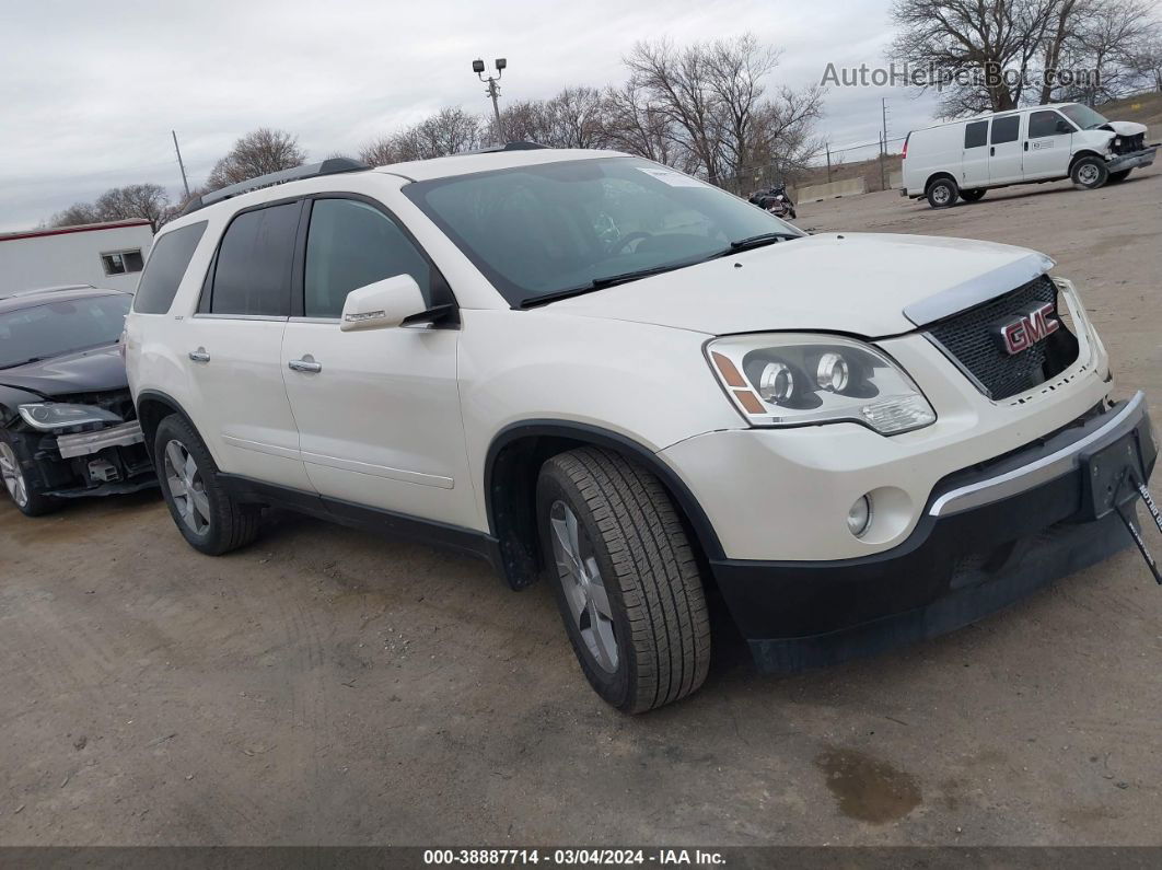 2012 Gmc Acadia Slt-1 Белый vin: 1GKKVRED7CJ100187