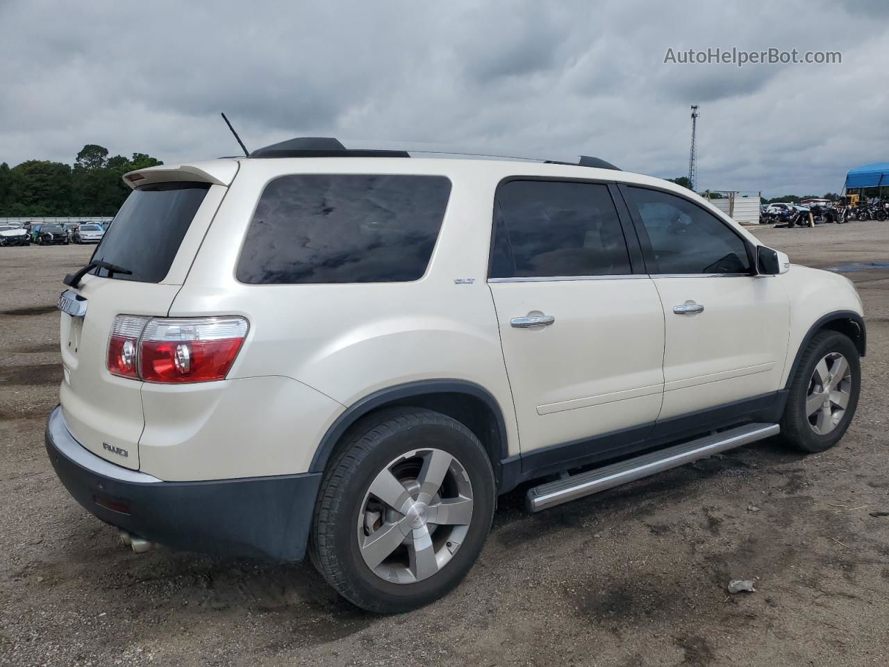 2012 Gmc Acadia Slt-1 White vin: 1GKKVRED7CJ101520