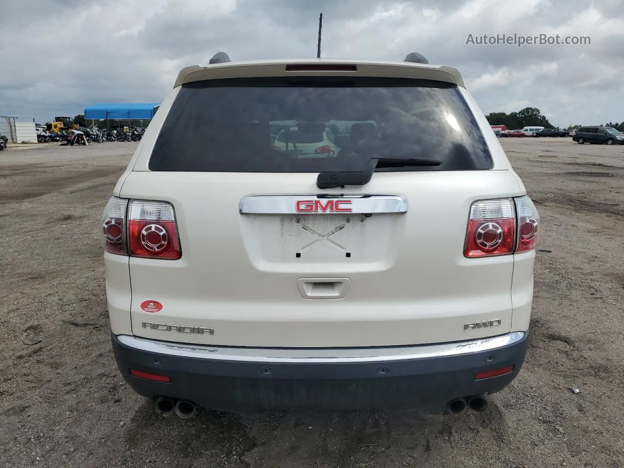 2012 Gmc Acadia Slt-1 White vin: 1GKKVRED7CJ101520