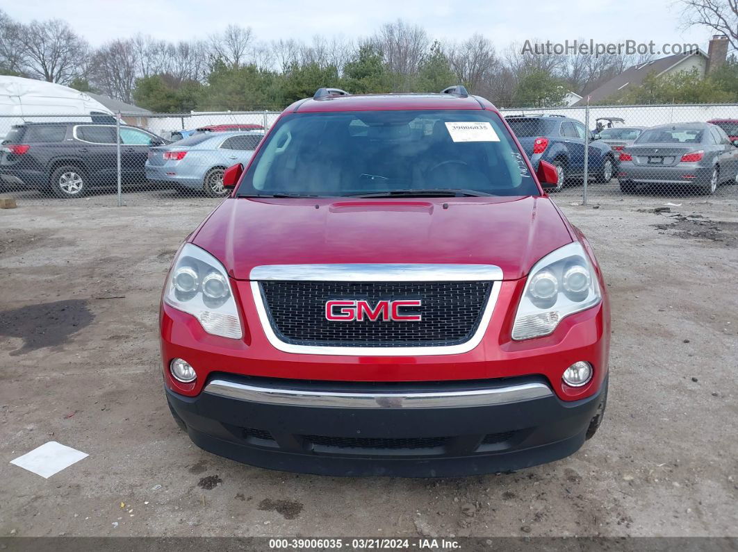 2012 Gmc Acadia Slt-1 Maroon vin: 1GKKVRED7CJ160289