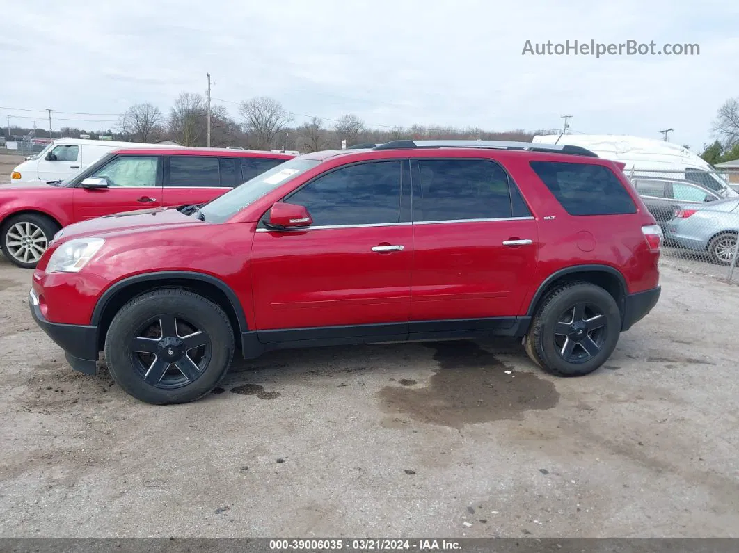 2012 Gmc Acadia Slt-1 Maroon vin: 1GKKVRED7CJ160289