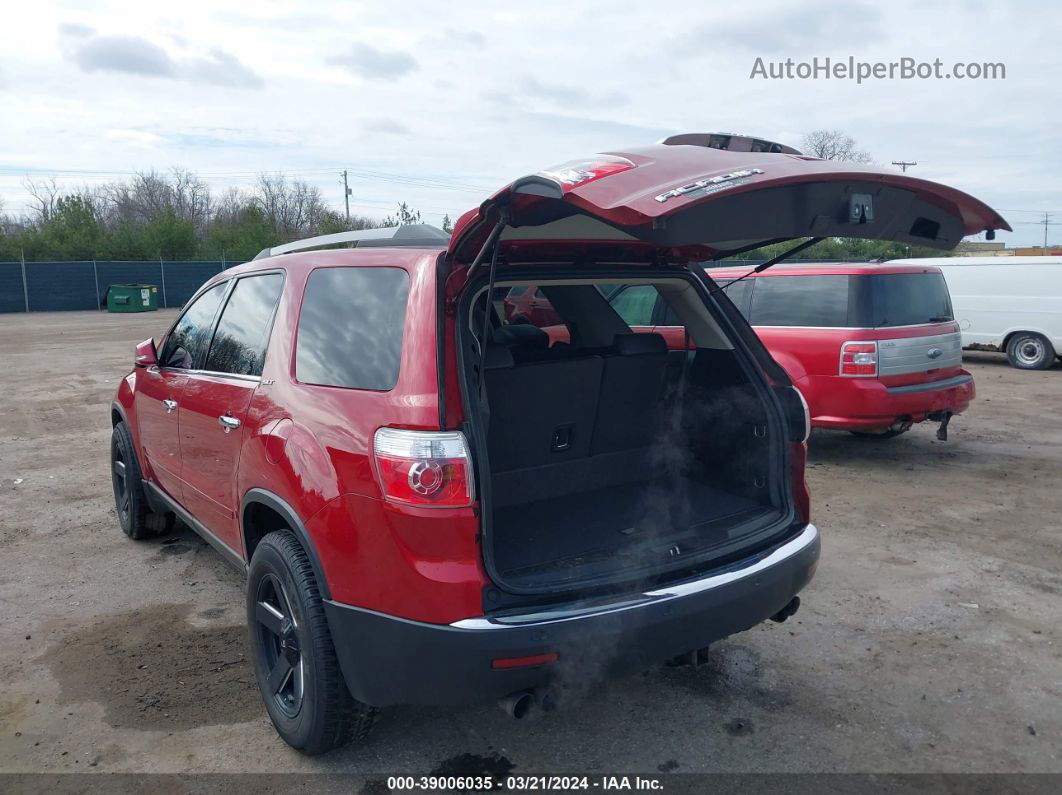 2012 Gmc Acadia Slt-1 Maroon vin: 1GKKVRED7CJ160289