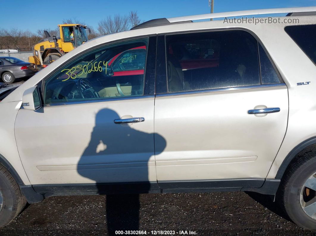 2012 Gmc Acadia Slt-1 White vin: 1GKKVRED7CJ213265