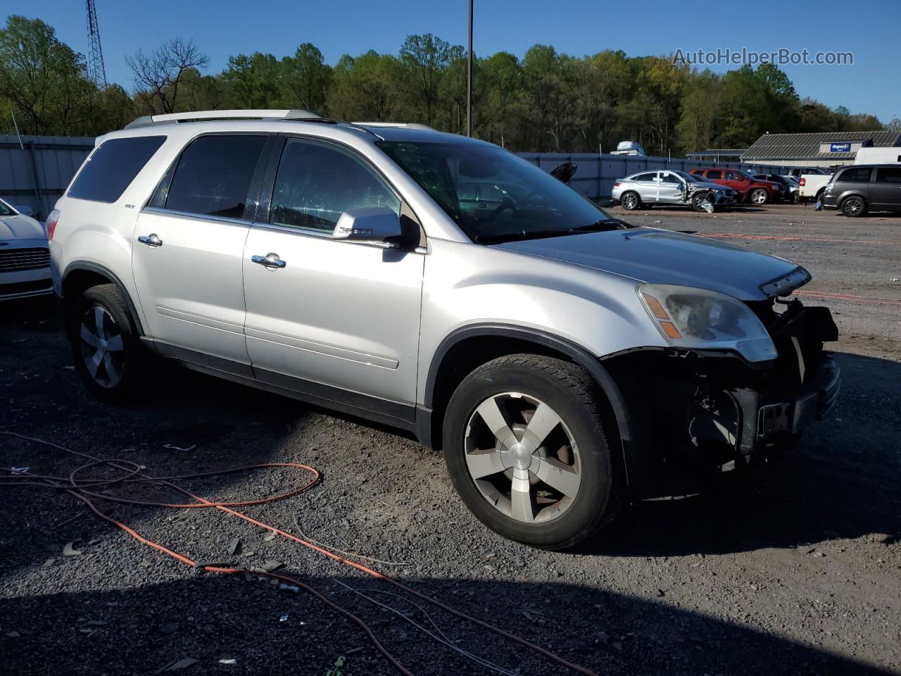 2012 Gmc Acadia Slt-1 Silver vin: 1GKKVRED7CJ317271