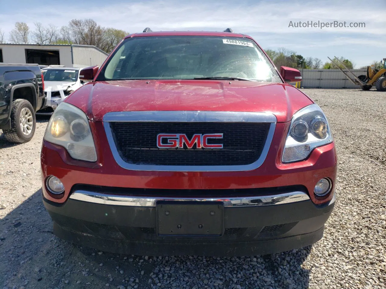 2012 Gmc Acadia Slt-1 Red vin: 1GKKVRED7CJ364882