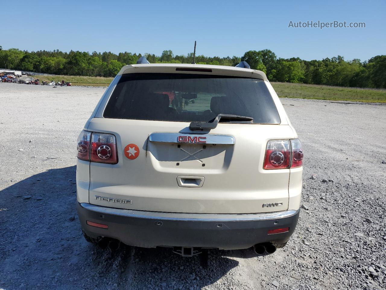 2012 Gmc Acadia Slt-1 White vin: 1GKKVRED7CJ376479