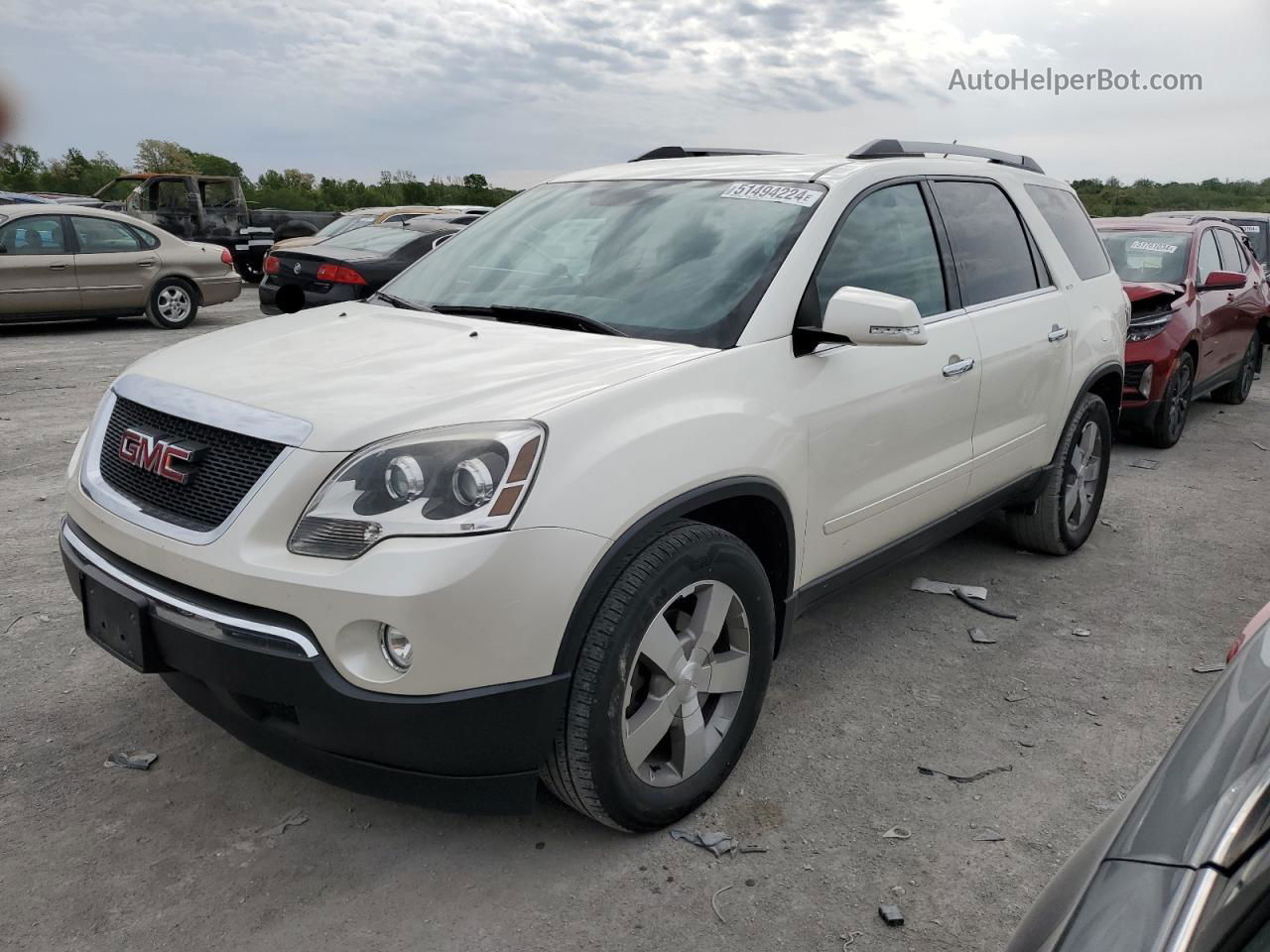 2012 Gmc Acadia Slt-1 Beige vin: 1GKKVRED7CJ376790