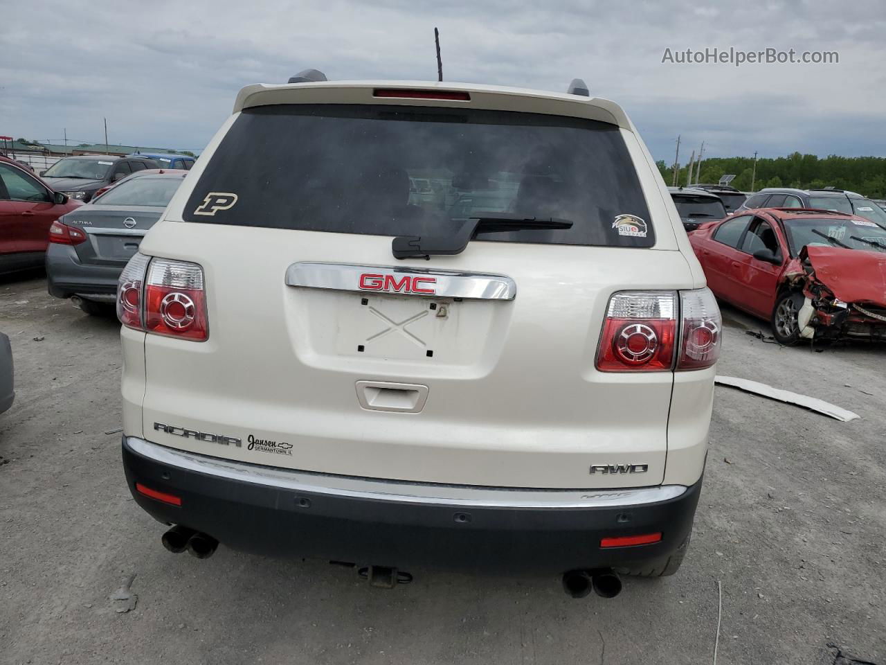 2012 Gmc Acadia Slt-1 Beige vin: 1GKKVRED7CJ376790