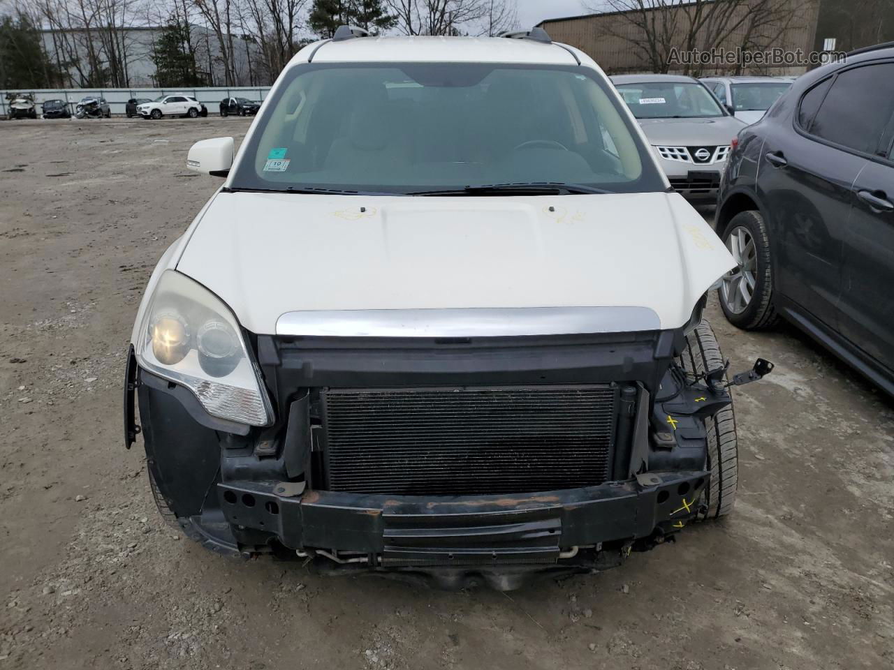 2012 Gmc Acadia Slt-1 White vin: 1GKKVRED8CJ150287