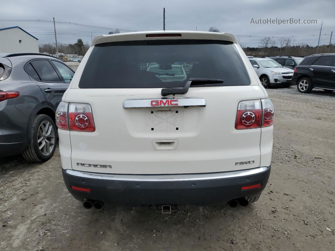 2012 Gmc Acadia Slt-1 White vin: 1GKKVRED8CJ150287