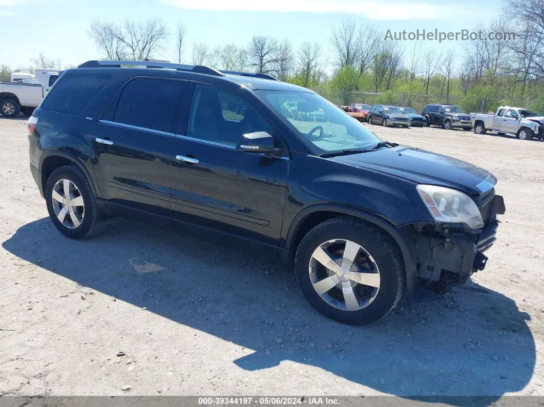 2012 Gmc Acadia Slt-1 Black vin: 1GKKVRED8CJ235193