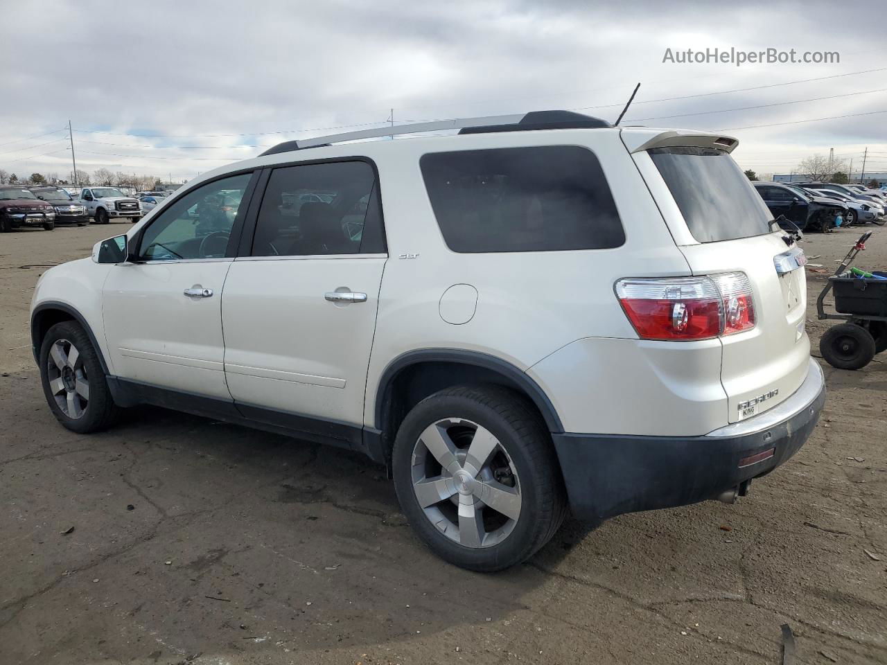 2012 Gmc Acadia Slt-1 White vin: 1GKKVRED9CJ104256