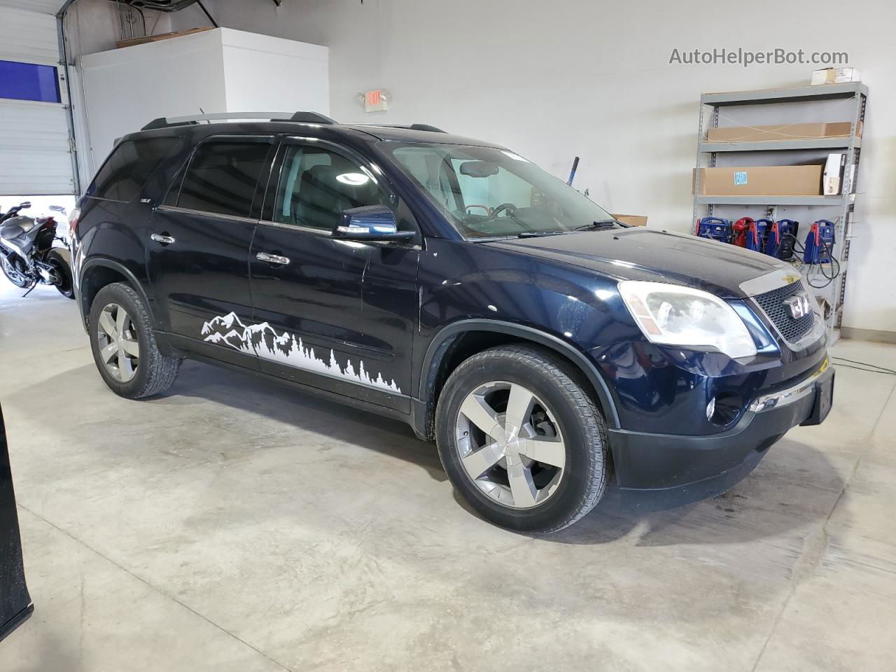 2012 Gmc Acadia Slt-1 Blue vin: 1GKKVRED9CJ138651