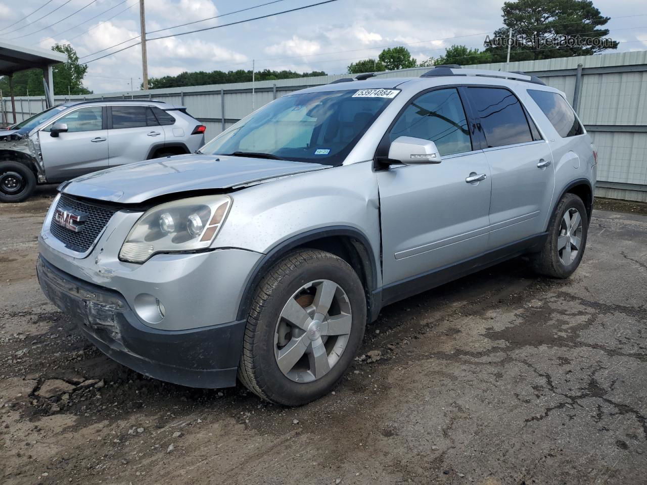 2012 Gmc Acadia Slt-1 Silver vin: 1GKKVRED9CJ203045