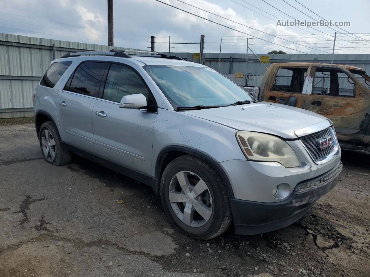 2012 Gmc Acadia Slt-1 Silver vin: 1GKKVRED9CJ203045