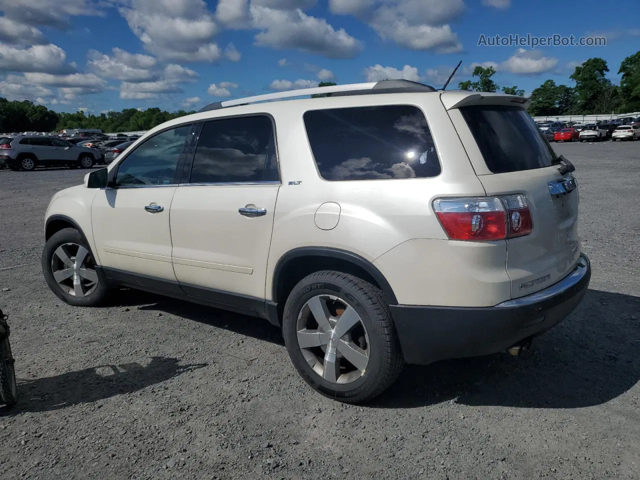 2012 Gmc Acadia Slt-1 White vin: 1GKKVRED9CJ258028