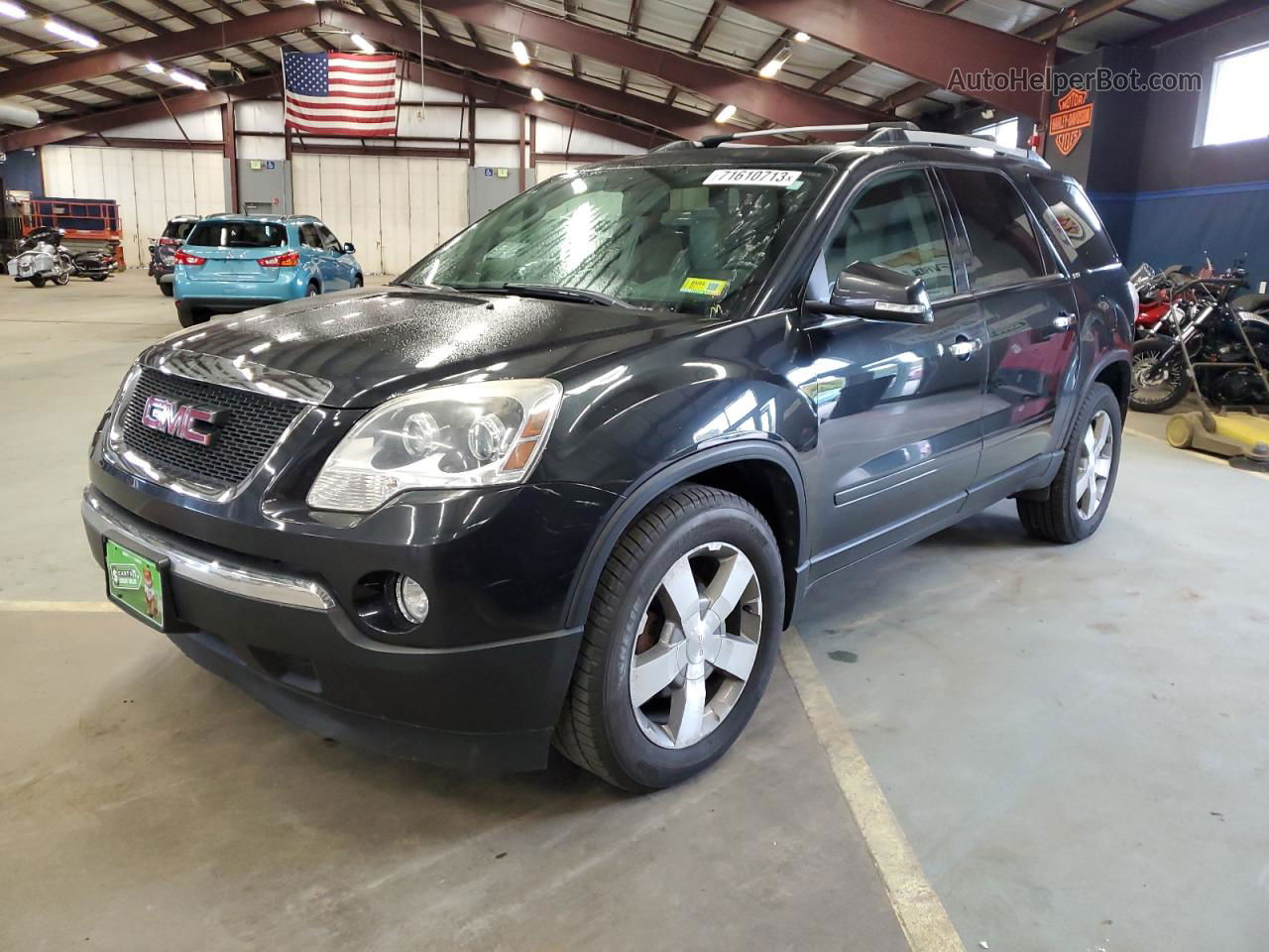 2012 Gmc Acadia Slt-1 Black vin: 1GKKVRED9CJ333617