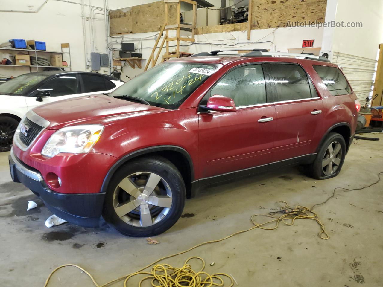 2012 Gmc Acadia Slt-1 Red vin: 1GKKVRED9CJ347307