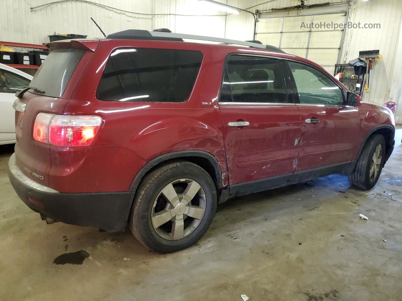 2012 Gmc Acadia Slt-1 Red vin: 1GKKVRED9CJ347307