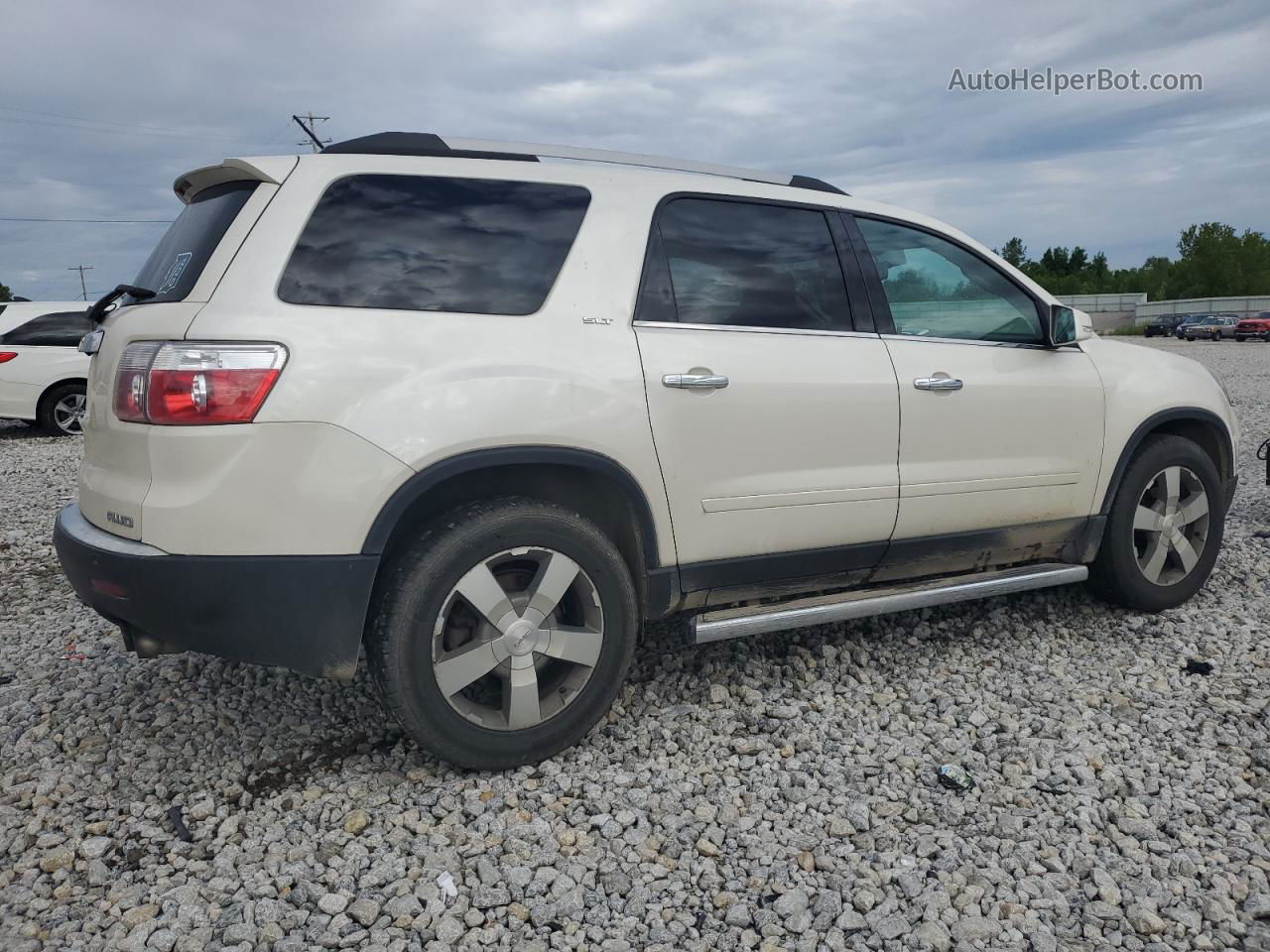 2012 Gmc Acadia Slt-1 White vin: 1GKKVRED9CJ399682