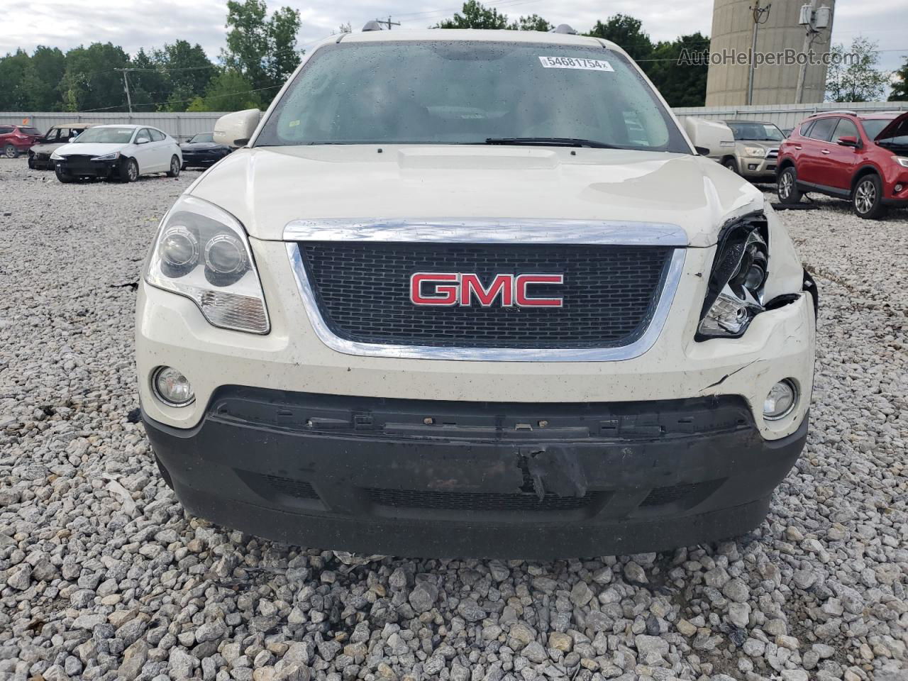 2012 Gmc Acadia Slt-1 White vin: 1GKKVRED9CJ399682