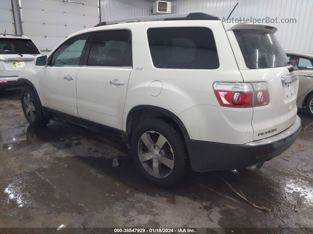 2012 Gmc Acadia Slt-1 White vin: 1GKKVREDXCJ162134