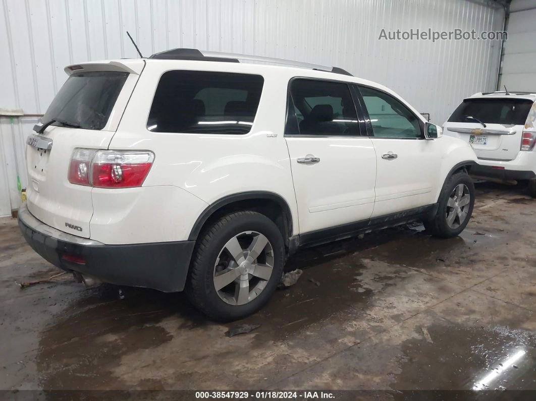 2012 Gmc Acadia Slt-1 White vin: 1GKKVREDXCJ162134