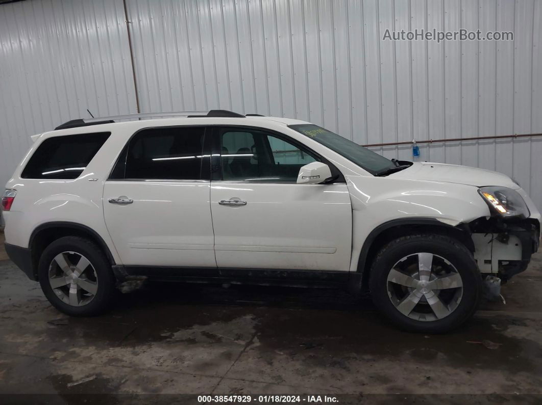 2012 Gmc Acadia Slt-1 Белый vin: 1GKKVREDXCJ162134