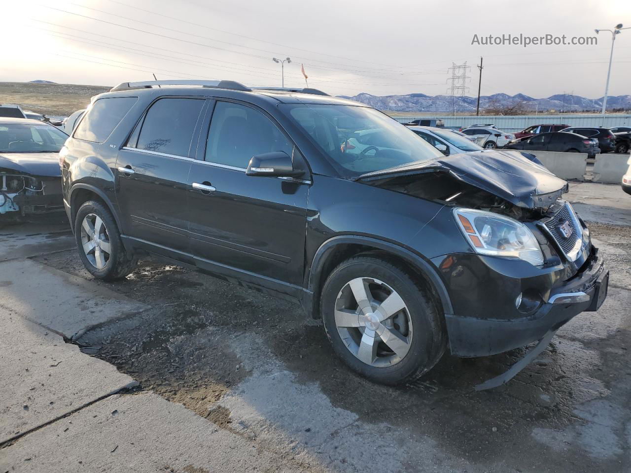 2012 Gmc Acadia Slt-1 Черный vin: 1GKKVREDXCJ319791