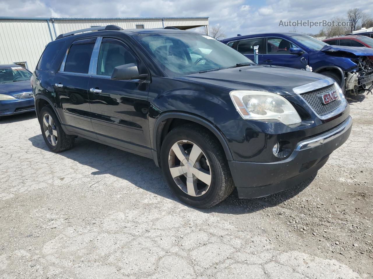 2012 Gmc Acadia Slt-1 Black vin: 1GKKVREDXCJ347185